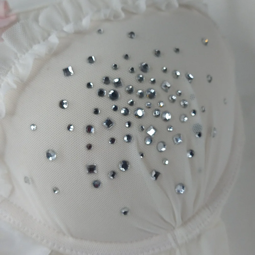 Victoria's Secret Off White Babydoll Lingerie Size: 36B - Picture 4 of 10